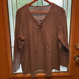 Lane Bryant 18/20 Gray Long Sleeve